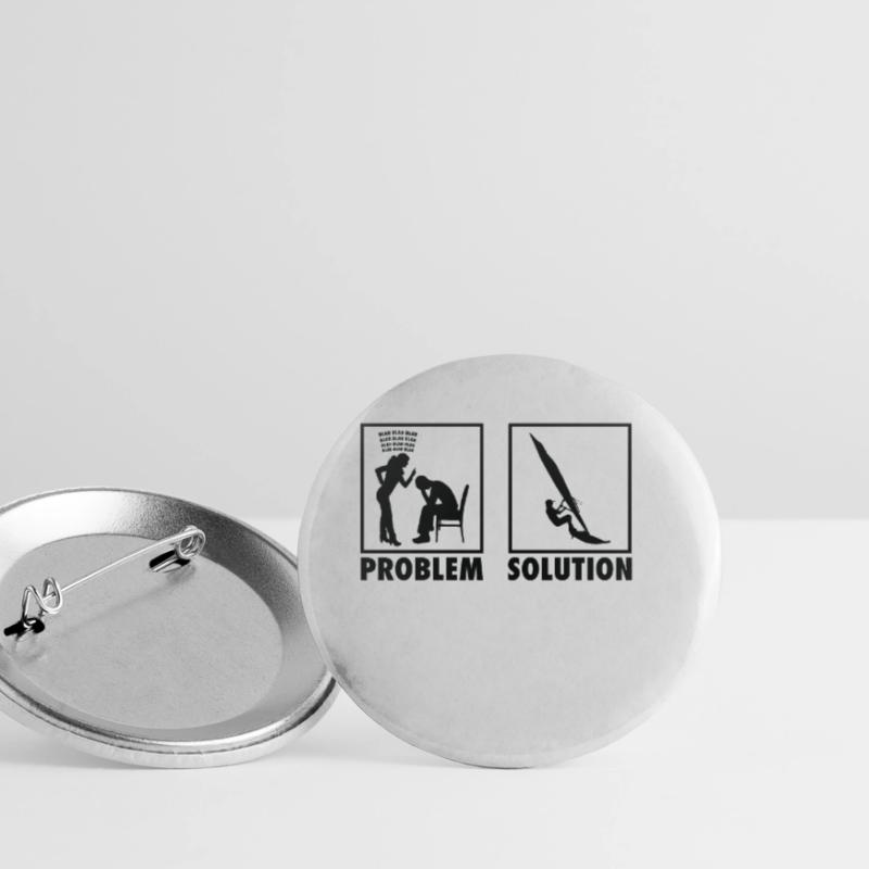 Windsurfing Windsurfer Statement Problem Solution. Buttons small 1''/25 mm (5-pack)