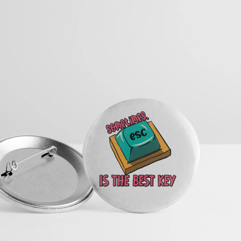 Software Engineer Computer Key Programming Buttons small 1''/25 mm (5-pack)