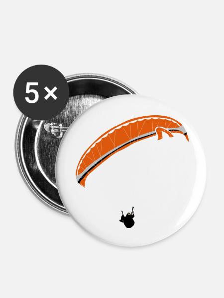 Skywalk Tequila - Buttons klein 25 mm (5er Pack) - Weiß