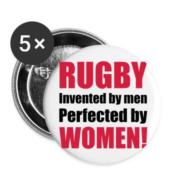 women_01 - Buttons small 1''/25 mm (5-pack) - white - Front