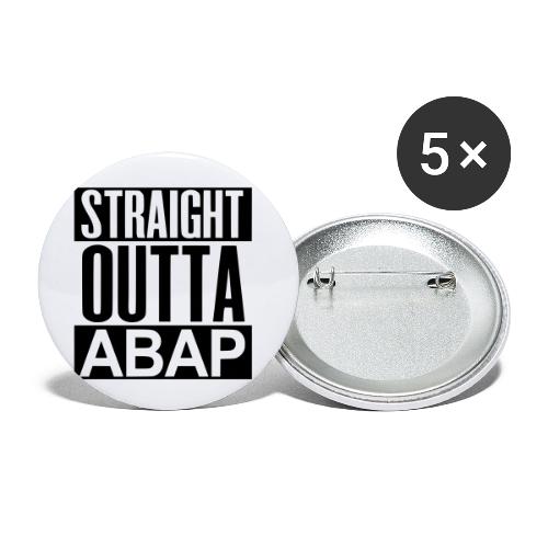 StraightOuttaABAP - Buttons klein 25 mm (5er Pack)