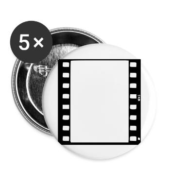 movie_vec_1 de - Buttons klein 25 mm (5er Pack) - Weiß - Vorne