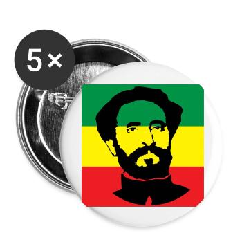 Reggae eu - Buttons small 1''/25 mm (5-pack) - white - Front