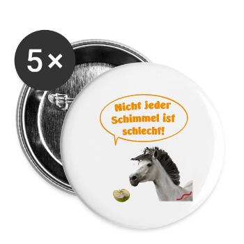 Nicht jeder Schimmel ist schlecht - Buttons klein 25 mm (5er Pack) - Weiß - Vorne