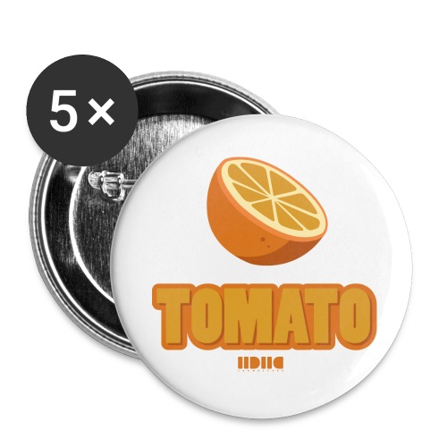 Tomato, tomato - Små knappar 25 mm (5-pack)