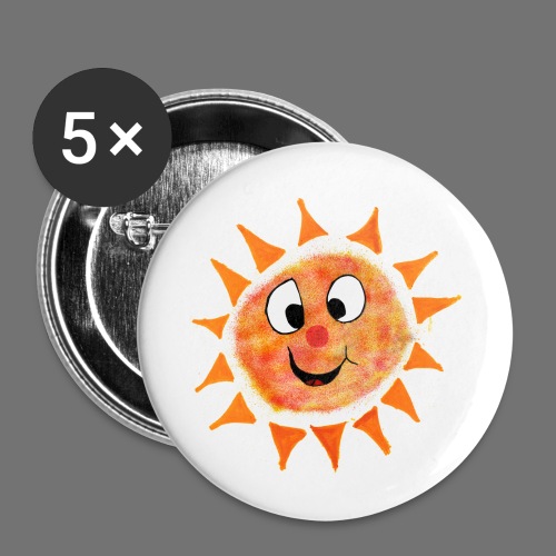 Sol - Buttons/Badges lille, 25 mm (5-pack)