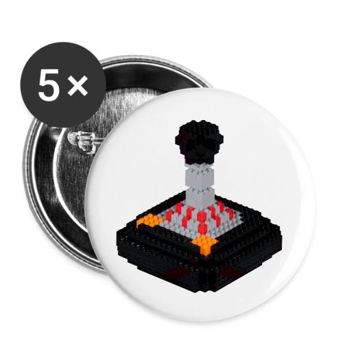 8 piece trip Tac 2 Joystick - Buttons small 1''/25 mm (5-pack)
