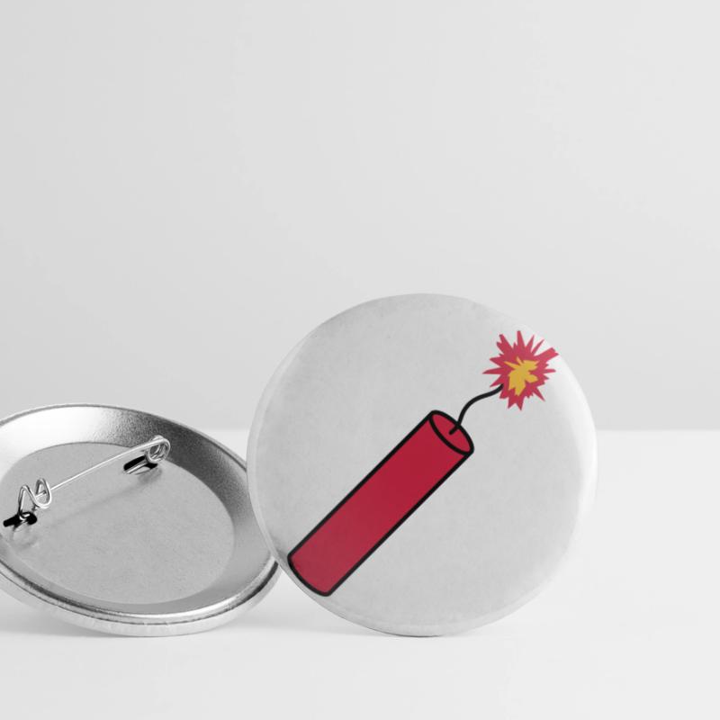 tige tnt dynamite explosion explosion explosion Lot de 5 petits badges (25 mm)