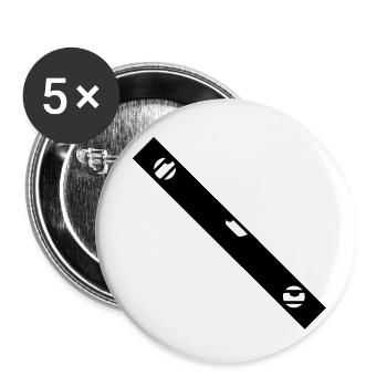 level for bricklayer_g1 - Buttons small 1''/25 mm (5-pack) - white - Front