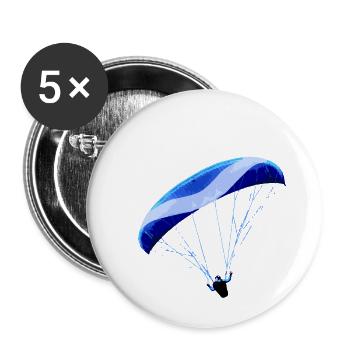 Paragliding - Buttons small 1''/25 mm (5-pack) - white - Front