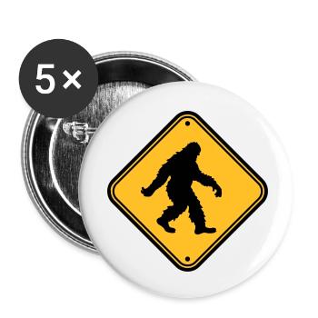 Shield note hazard caution caution zone warnun - Buttons small 1''/25 mm (5-pack) - white - Front