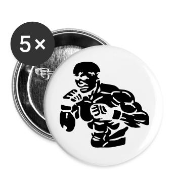 Fighter 2013 - Buttons klein 25 mm (5er Pack) - Weiß - Vorne