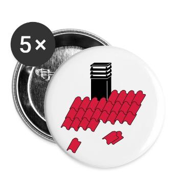 the _roof_ chimneypot_c1 - Buttons small 1''/25 mm (5-pack) - white - Front