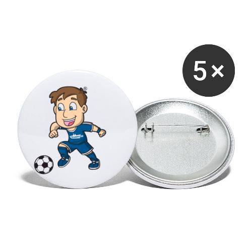 Dein Erkelenz Maskottchen Fußball-ERKI - Buttons klein 25 mm (5er Pack)