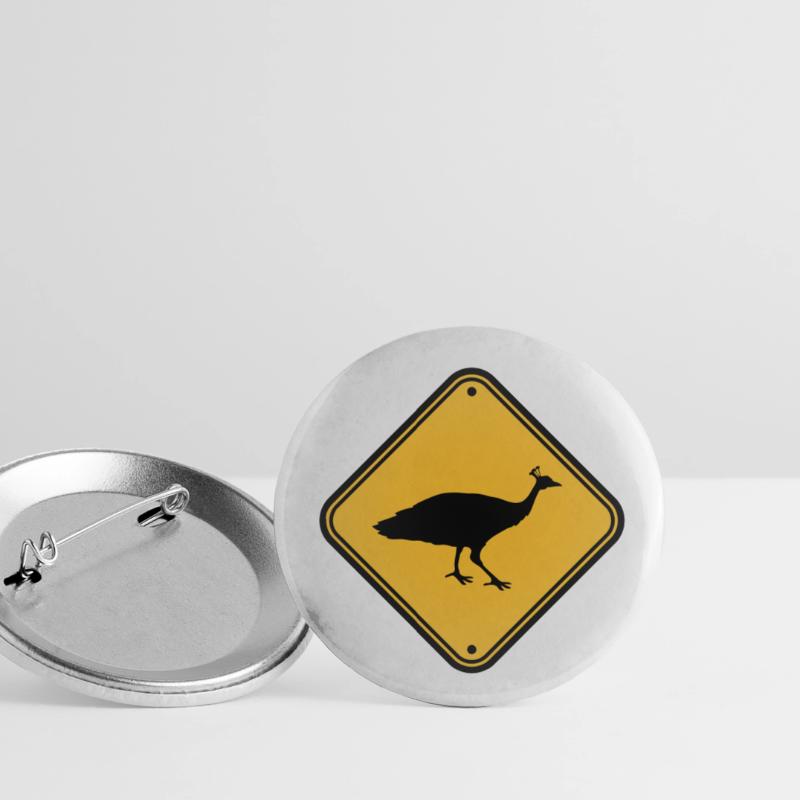 Shield danger caution caution note zone area Buttons small 1''/25 mm (5-pack)