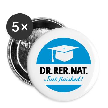 Doctor science - Buttons small 1''/25 mm (5-pack) - white - Front