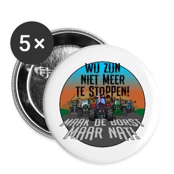 Nous sommes imparables - Lot de 5 petits badges (25 mm) - blanc - Devant