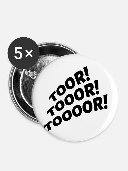 tor design - Buttons klein 25 mm (5er Pack) - Weiß