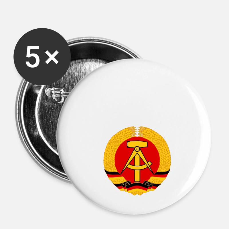 Veste d'entraînement DDR Sport Nicki - Lot de 5 petits badges (25 mm) - blanc