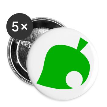 AC Lea - Buttons klein 25 mm (5er Pack) - Weiß - Vorne