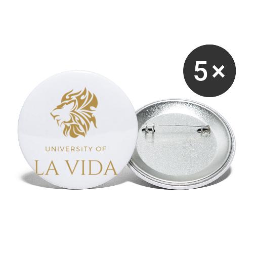 University of LA VIDA - Små knappar 25 mm (5-pack)