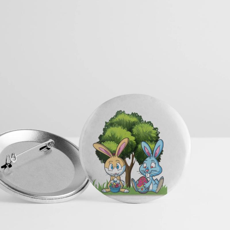 Easter easter easter Easter Buttons small 1''/25 mm (5-pack)