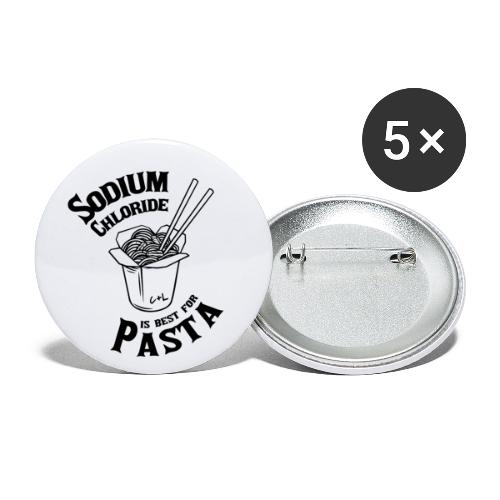 Pasta Water - Buttons klein 25 mm (5er Pack)