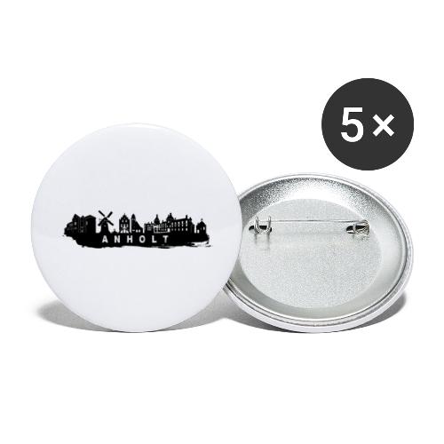 Anholt Skyline / Isselburg Anholt - Buttons klein 25 mm (5er Pack)