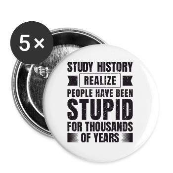If you study history, you will see that - Buttons small 1''/25 mm (5-pack) - white - Front