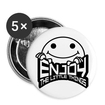 The little things - Buttons small 1''/25 mm (5-pack) - white - Front