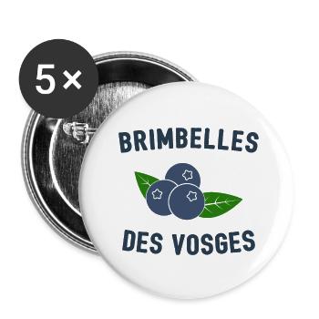 Schwefel der Vogesen - Buttons klein 25 mm (5er Pack) - Weiß - Vorne
