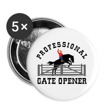 Professional Gate Opener - Buttons small 1''/25 mm (5-pack) - white - Front