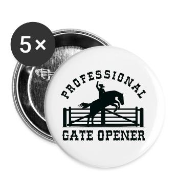 Professional Gate Opener - Buttons small 1''/25 mm (5-pack) - white - Front