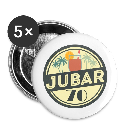 Norman Jubar Logo - Buttons klein 25 mm (5er Pack)