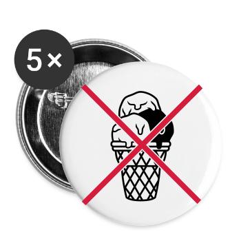 Shield no ice balls waffle - Buttons small 1''/25 mm (5-pack) - white - Front