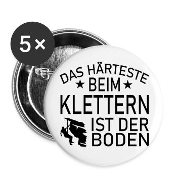 climbing - Buttons klein 25 mm (5er Pack) - Weiß - Vorne