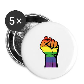 Protect Trans Kids - Buttons small 1''/25 mm (5-pack) - white - Front