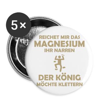 climbing - Buttons klein 25 mm (5er Pack) - Weiß - Vorne
