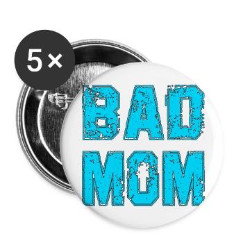 BATH MOM - Buttons small 1''/25 mm (5-pack) - white - Front