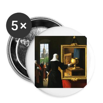 Grail Surrealism - Buttons small 1''/25 mm (5-pack) - white - Front