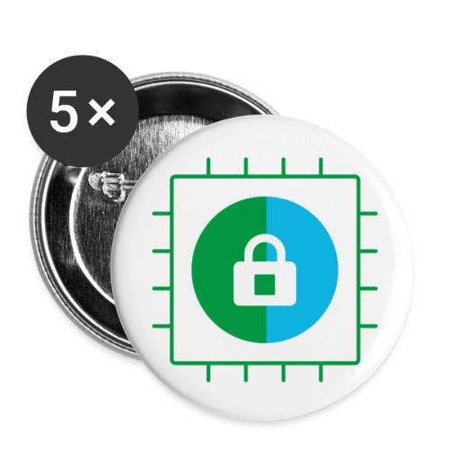 TrustedFirmwareLogo - Buttons small 1''/25 mm (5-pack)