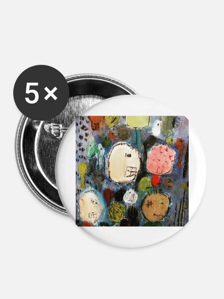 Die Anderen - Buttons klein 25 mm (5er Pack) - Weiß