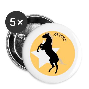 Rodeo - Buttons small 1''/25 mm (5-pack) - white - Front