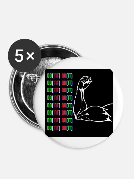 DO IT - Buttons klein 25 mm (5er Pack) - Weiß