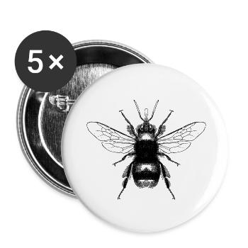 Hummel - Buttons klein 25 mm (5er Pack) - Weiß - Vorne