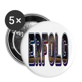 Erfolg - Definition Affirmation für deinen Erfolg - Buttons klein 25 mm (5er Pack) - Weiß - Vorne