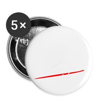 Best year ever - YOU decide for yourself! - Buttons small 1''/25 mm (5-pack) - white - Front