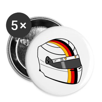 Barre de formule SV - Lot de 5 petits badges (25 mm) - blanc - Devant