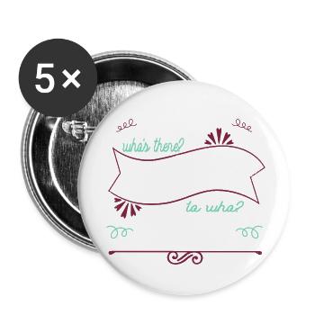 Books Editor Blog Bday Cool Birthday Blagues Châssis - Lot de 5 petits badges (25 mm) - blanc - Devant