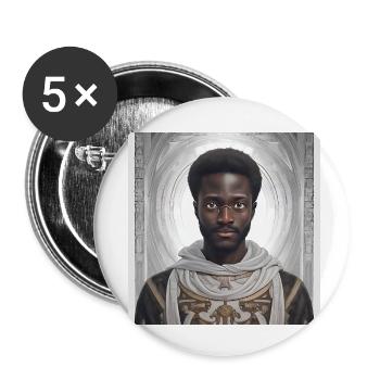 The Pris - Buttons klein 25 mm (5er Pack) - Weiß - Vorne